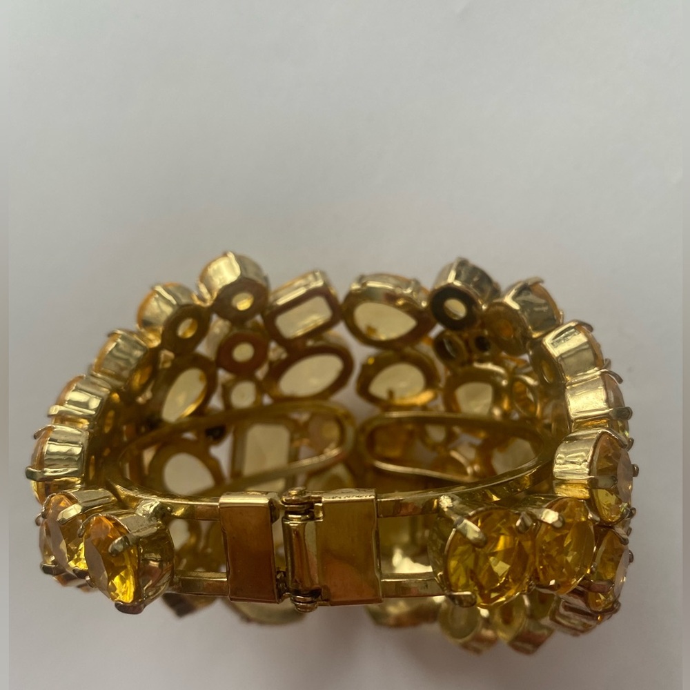 BCBGMAXAZRIA - Rhinestone Stone Cuff Bracelet - Picture 6 of 9